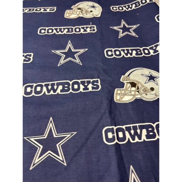Dallas Cowboys Cotton Fabric 17" x 58" Navy Blue NFL Logo Helmet Design Crafts S - Picture 4 of 9